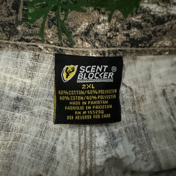 Scent blocker realtree camo pants men’s size 2XL - Picture 6 of 6